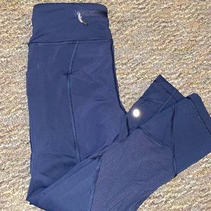 Navy lululemon leggings